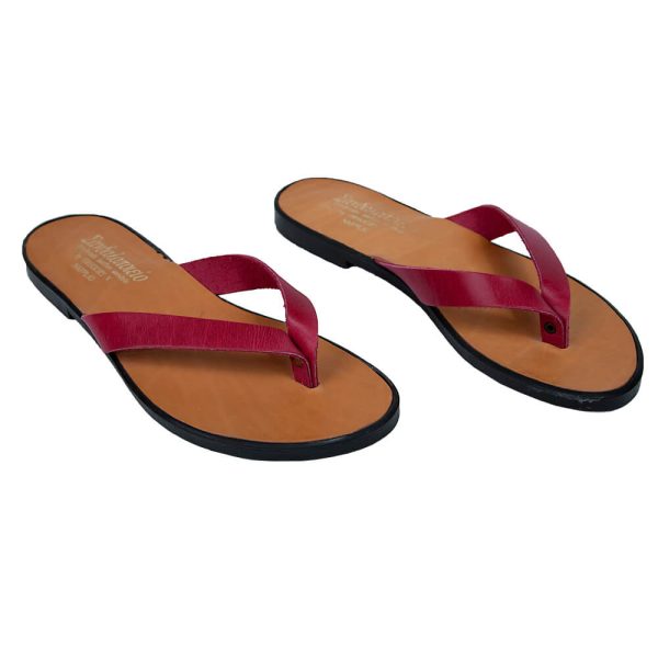 Flip flop traditional sandals pink a